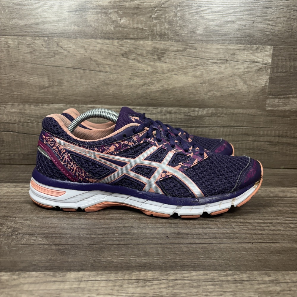 Asics Gel-Excite 4 Purple Pink Womens US Size 8 EUR 39.5 T6E8N Running Shoes